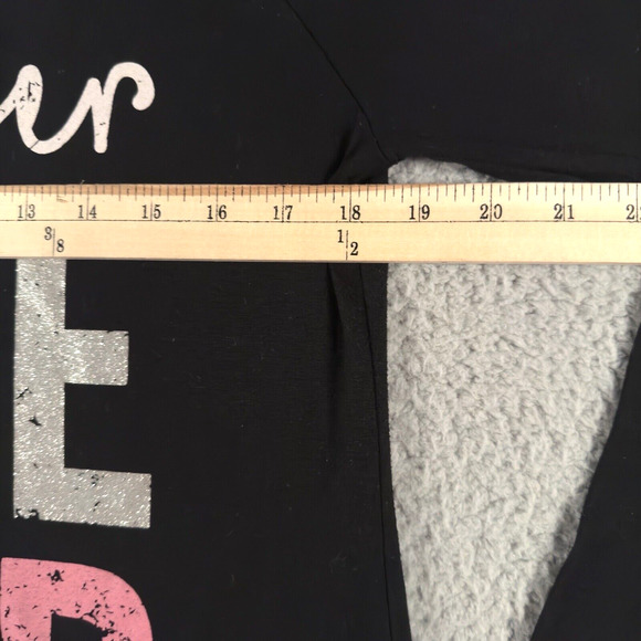 Stronger Together Womens Long Sleeve T Shirt Large Black Pink Ribbon - Picture 8 of 11